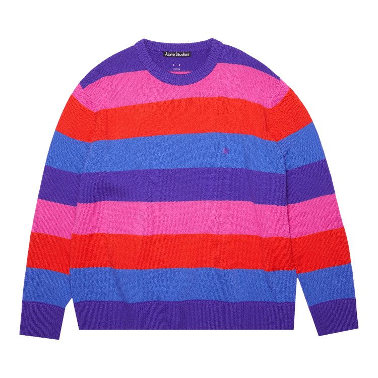 Acne Studios Striped Sweater 'Purple/Multicolor'