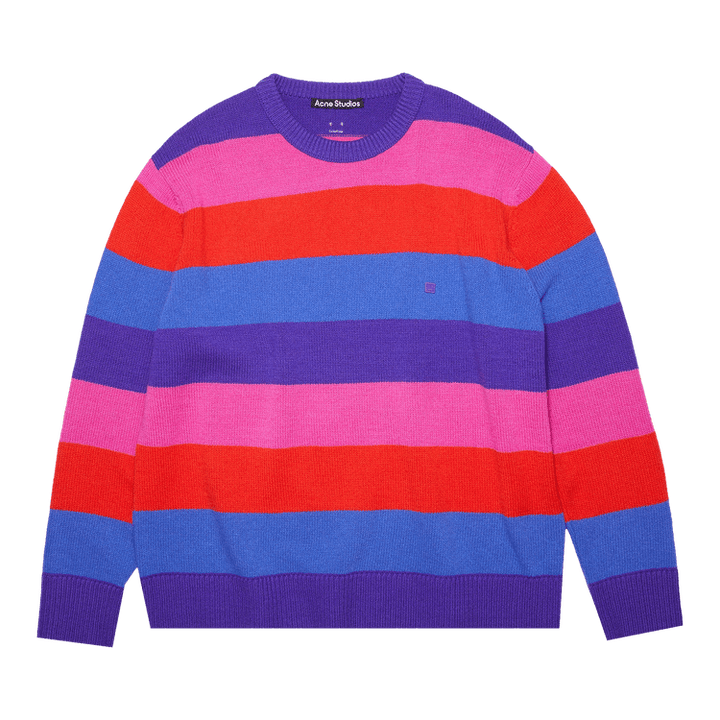 Acne Studios Striped Sweater 'Purple/Multicolor'