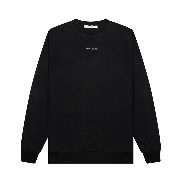 1017 ALYX 9SM Melt Circle Logo Long-Sleeve Tee 'Black'