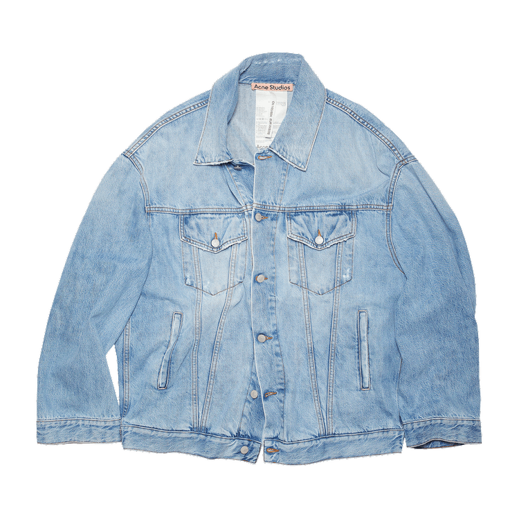 Acne Studios Cropped Denim Jacket 'Light Blue'