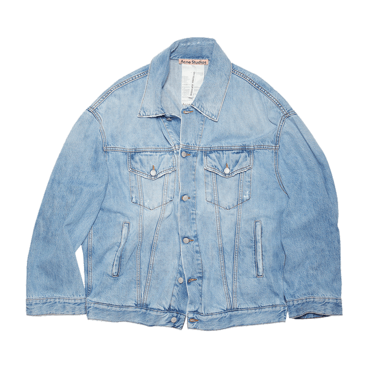 Acne Studios Cropped Denim Jacket 'Light Blue'