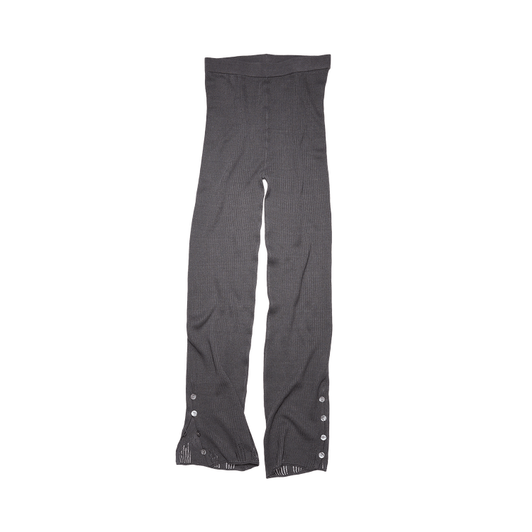 Acne Studios Linen Blend Leggings 'Charcoal Grey'