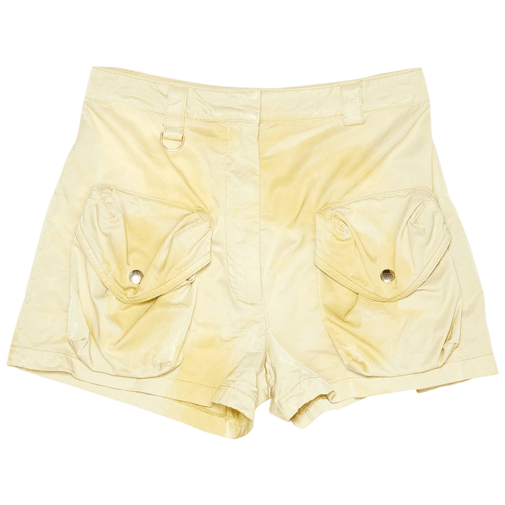 Acne Studios High Waisted Shorts 'Pale Yellow'