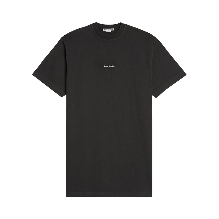 Acne Studios Logo T-Shirt Dress 'Black'