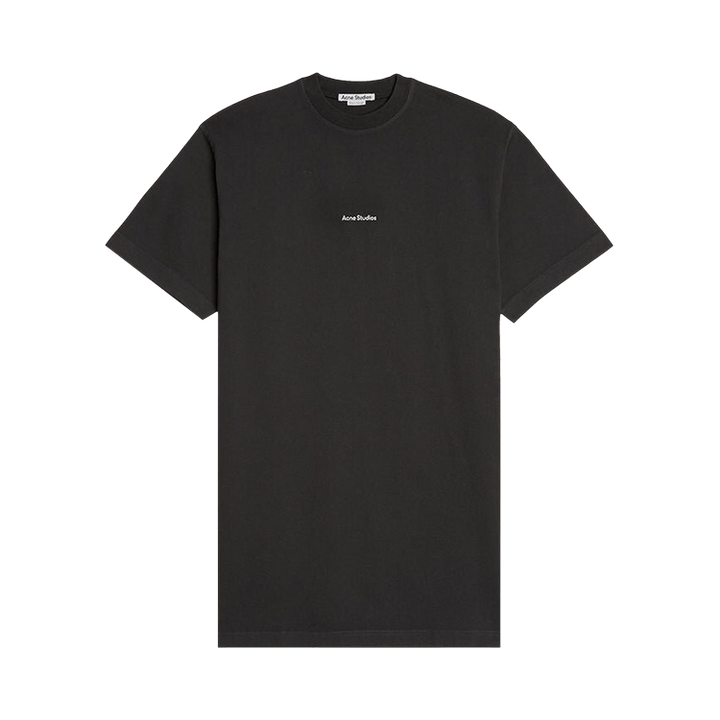 Acne Studios Logo T-Shirt Dress 'Black'