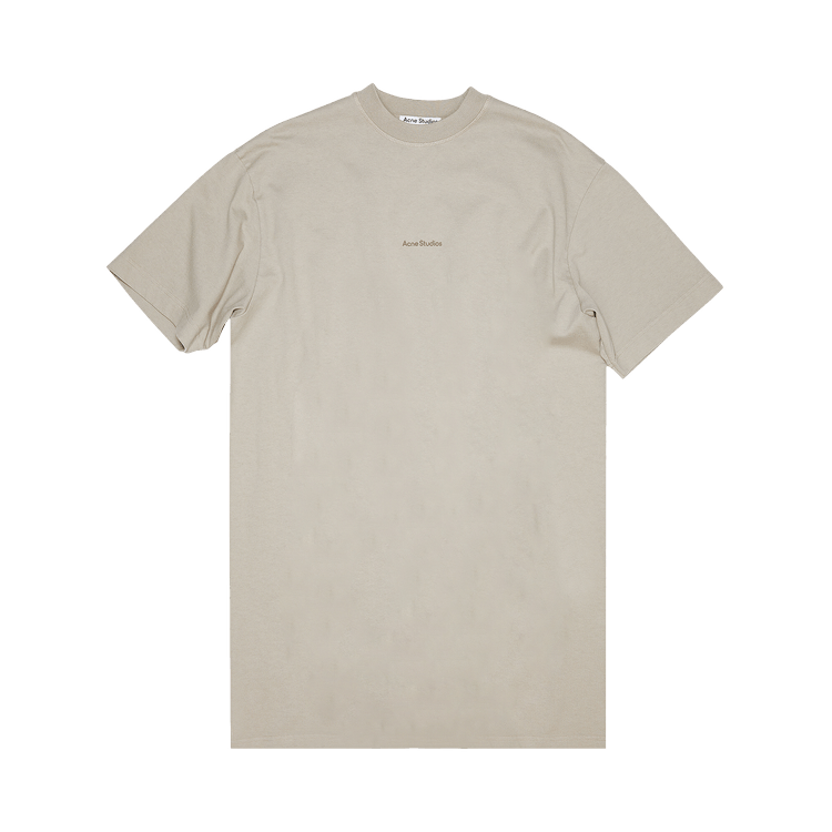 Acne Studios Logo T-Shirt Dress 'Titanium Grey'