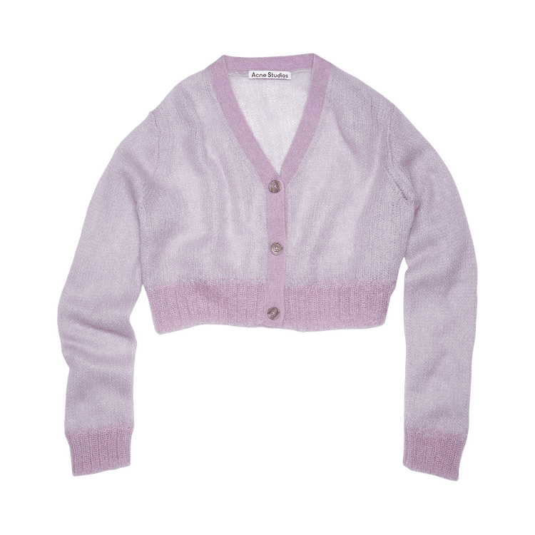Acne Studios Cropped Cardigan 'Lilac Purple'