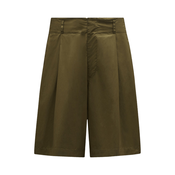2 Moncler Poplin Shorts 'Olive Green'