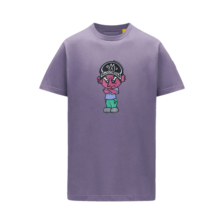 2 Moncler Cartoon Motif T-Shirt 'Violet'
