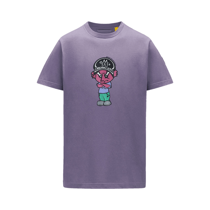 2 Moncler Cartoon Motif T-Shirt 'Violet'