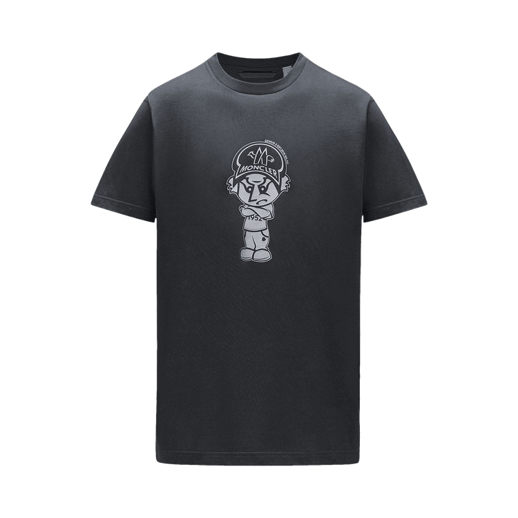 2 Moncler Cartoon Motif T-Shirt 'Black'