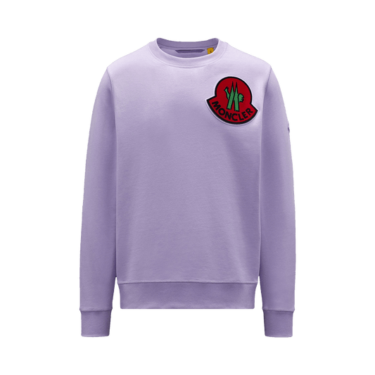 2 Moncler Crewneck Patch Sweater 'Violet'