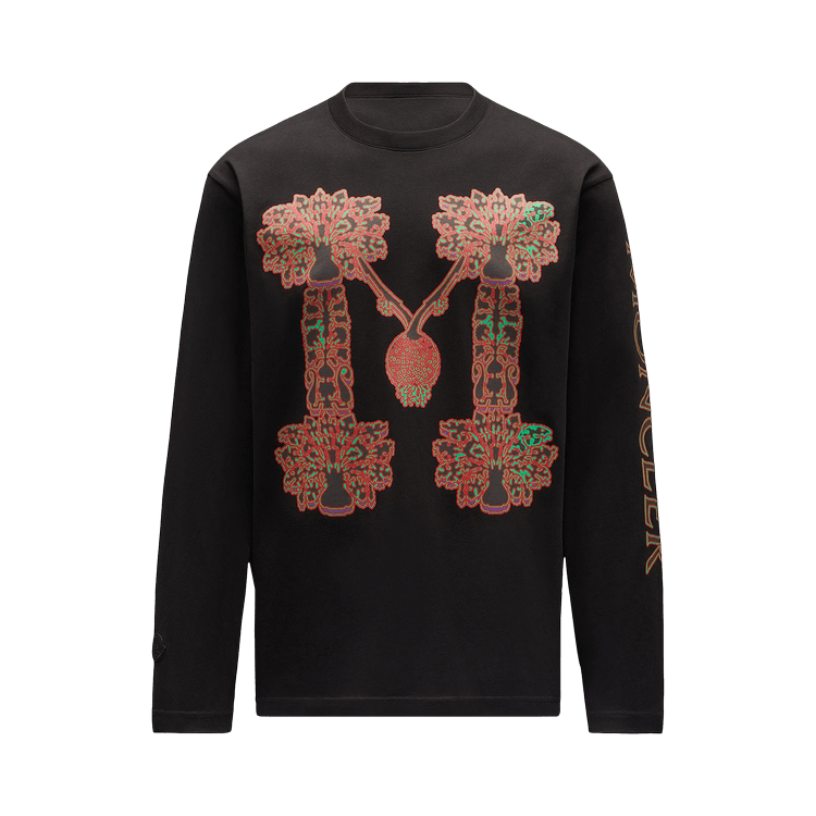 2 Moncler Typography Motif T-Shirt 'Black'