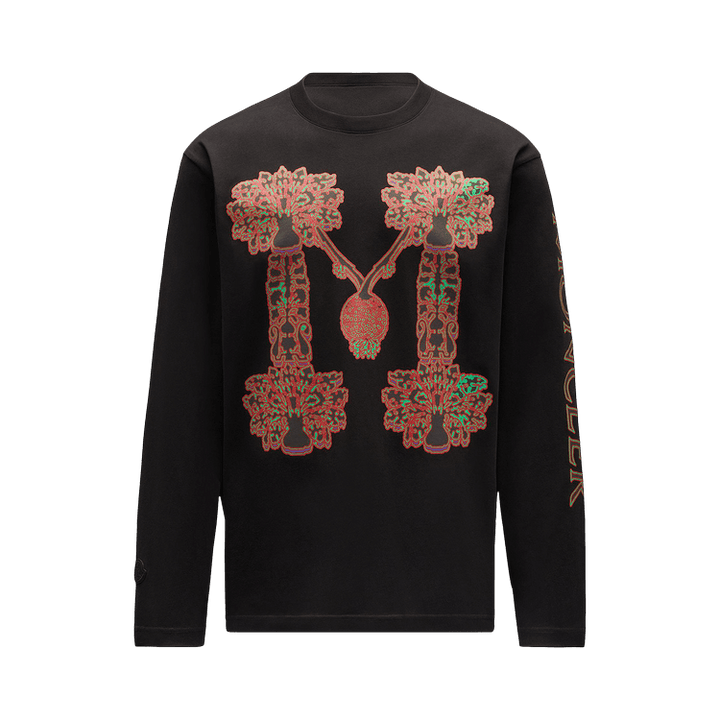 2 Moncler Typography Motif T-Shirt 'Black'