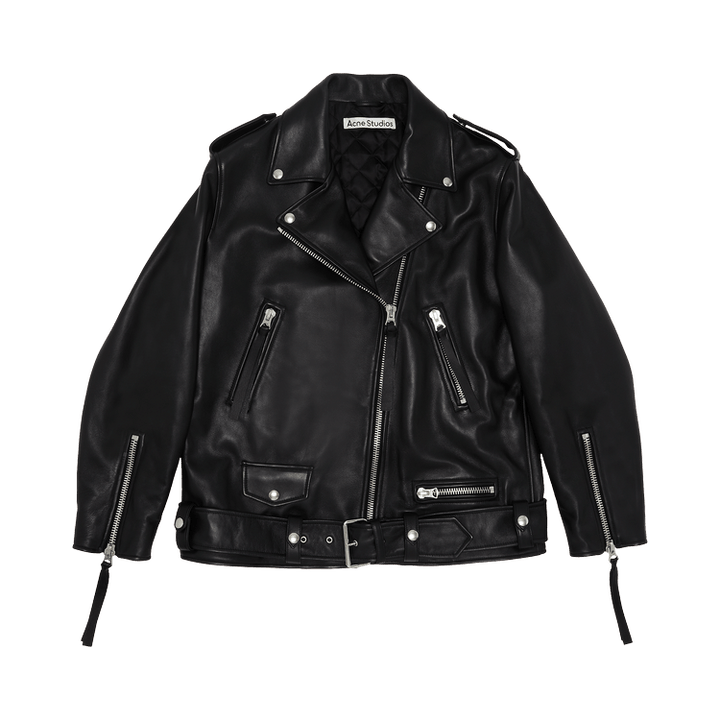 Acne Studios Oversized Biker Jacket 'Black'