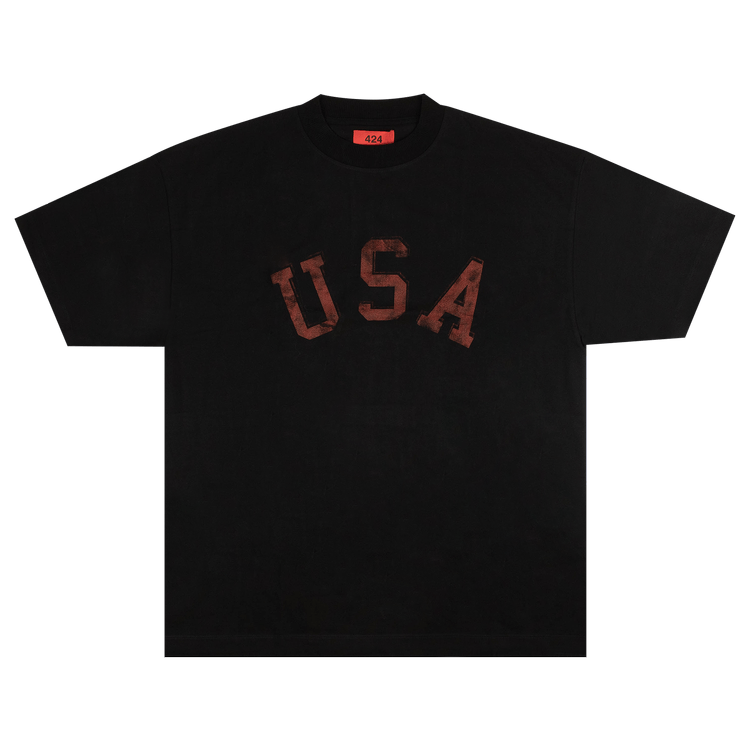 424 USA Short-Sleeve T-Shirt 'Black'