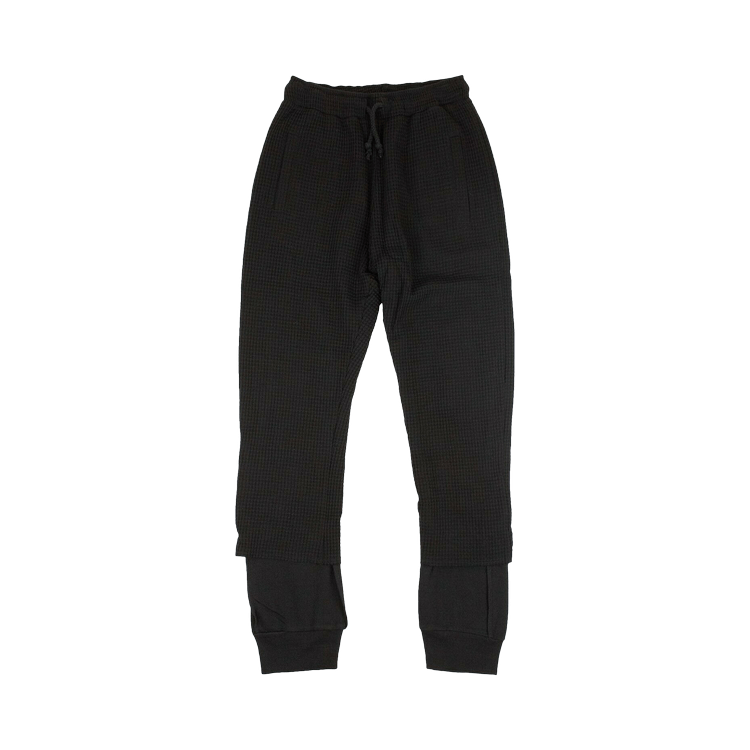 424 Waffle Ribbed Sweatpants 'Black'