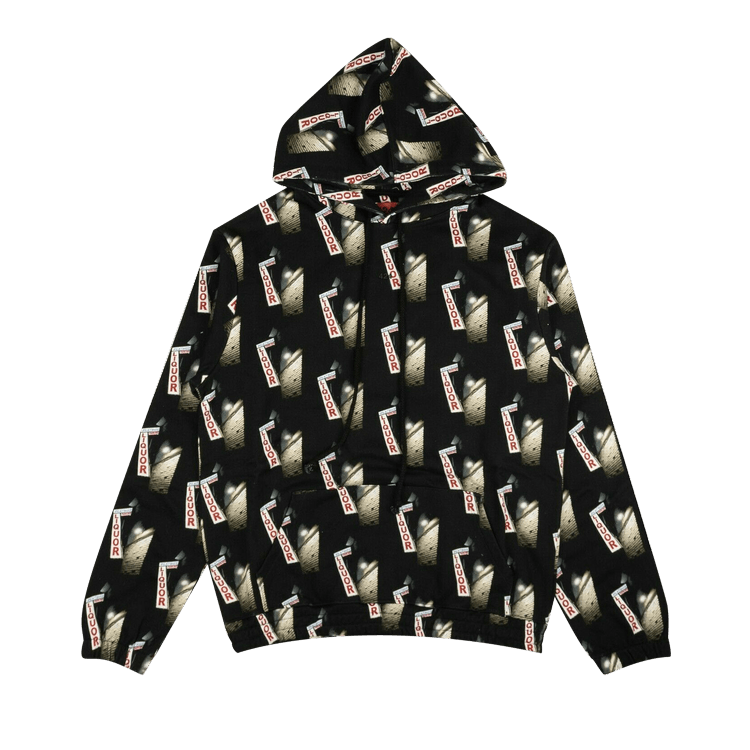 424 Printed Hoodie Sweatshirt 'Black'