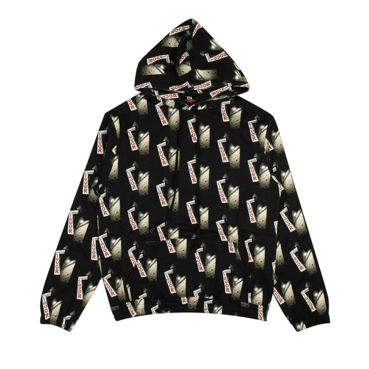 424 Printed Hoodie Sweatshirt 'Black'