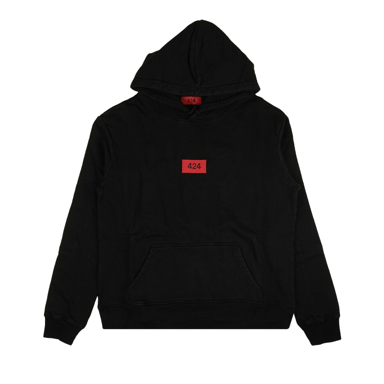 424 Logo Patch Hoodie 'Black/Red'