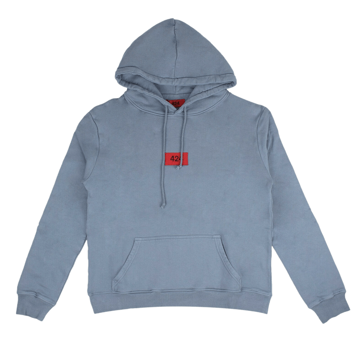 424 Logo Patch Hoodie 'Blue/Red'