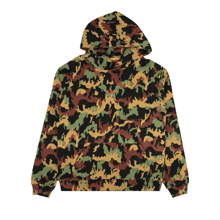 424 Camo Logo Hoodie 'Black/Brown/Green'