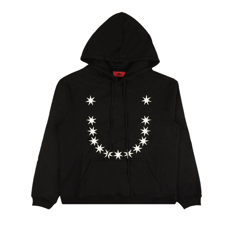 424 Embroidestars Hoodie 'Black'