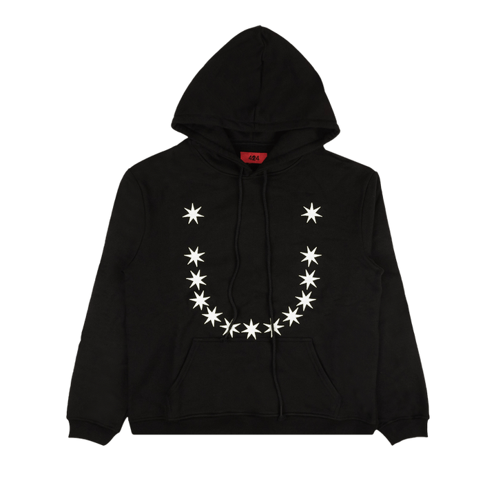 424 Embroidestars Hoodie 'Black'