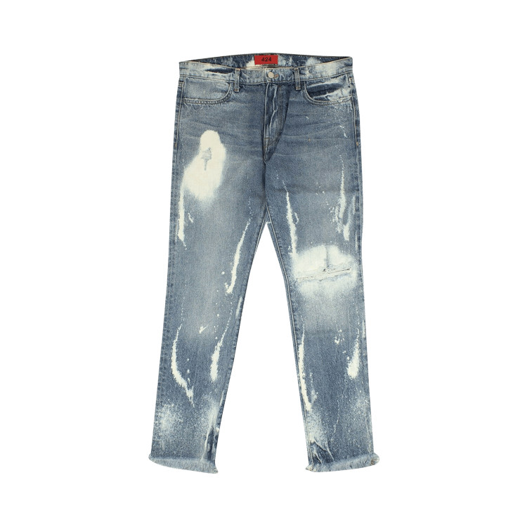 424 Heavy Destruct Straight Fit Jeans 'Blue'