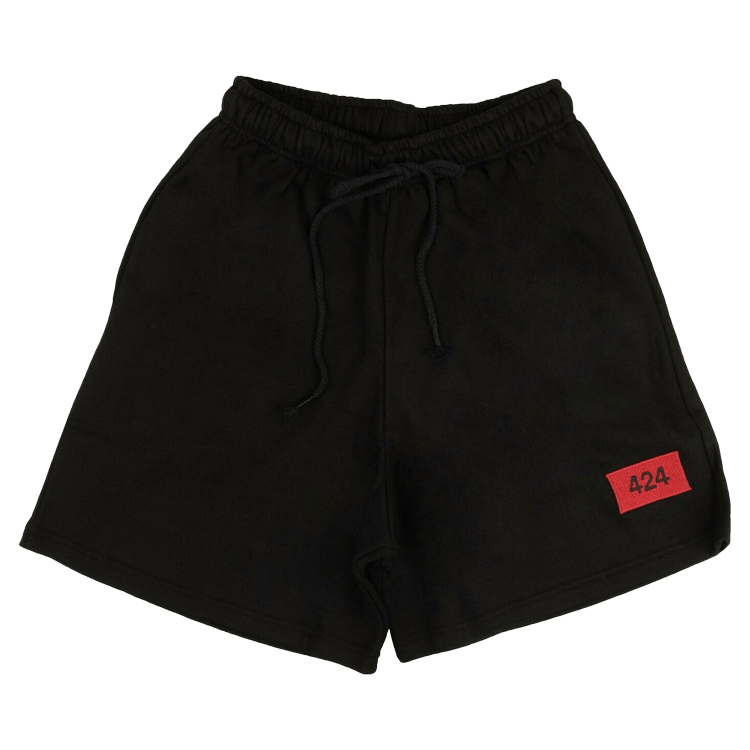 424 Logo Patch Shorts 'Black/Red'