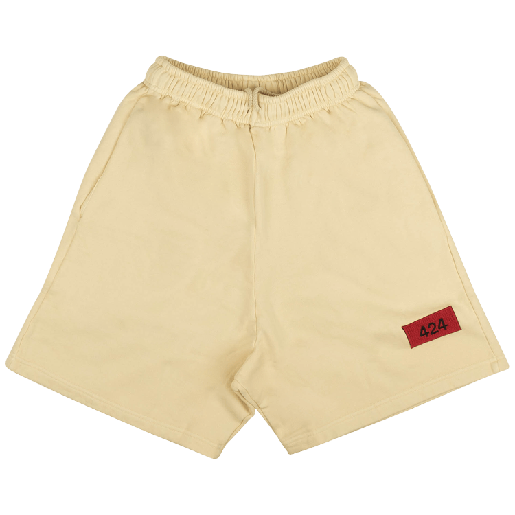 424 Logo Patch Sweat Shorts 'Cream'