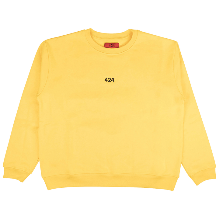 424 Logo Pullover Hoodie Sweatshirt 'Yellow'