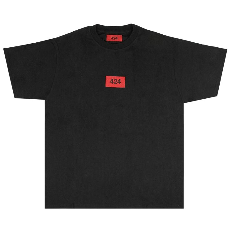 424 Logo Patch Short-Sleeve T-Shirt 'Black/Red'