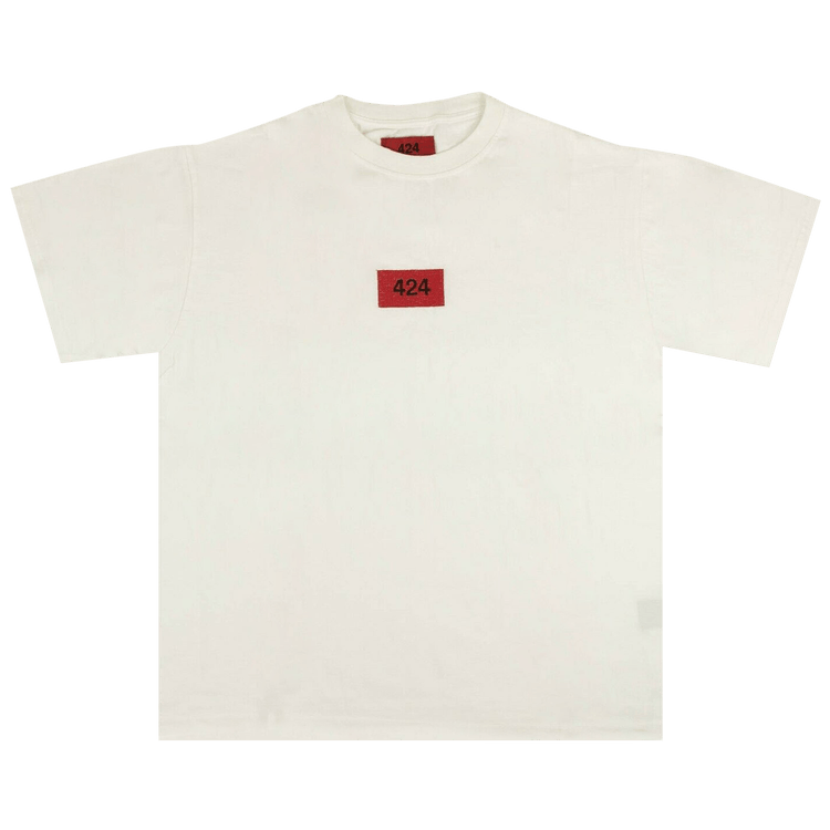 424 Short-Sleeve Logo Patch T-Shirt 'White'