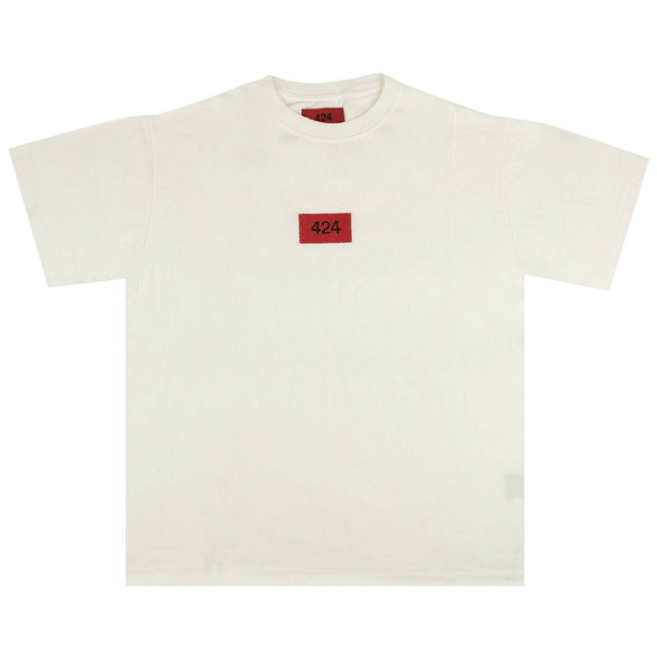 424 Short-Sleeve Logo Patch T-Shirt 'White'
