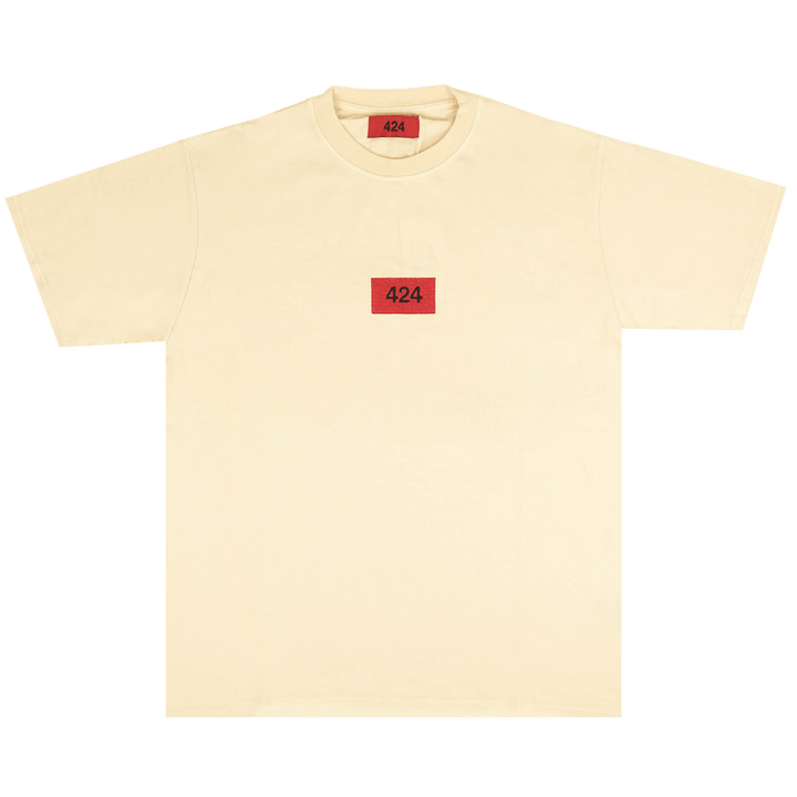 424 Logo Patch T-Shirt 'Cream'