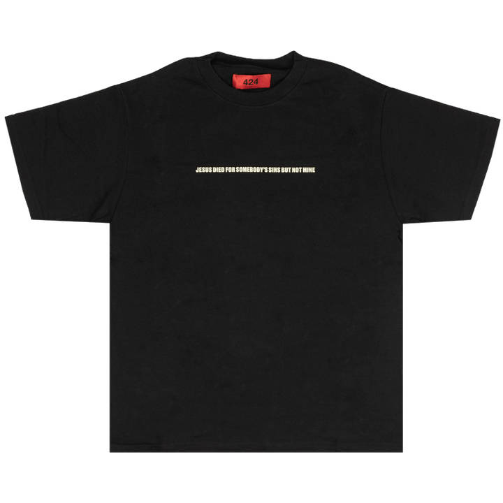 424 Short-Sleeve Jesus Died T-Shirt 'Black'