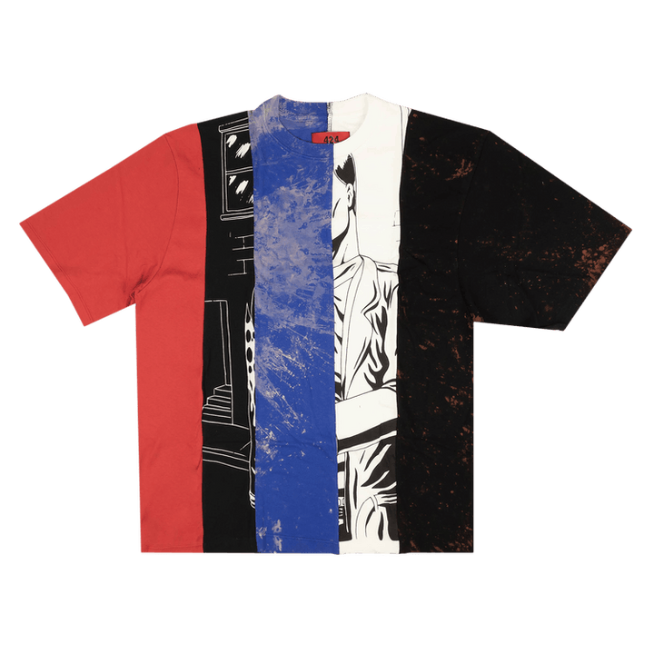424 Reworked Short-Sleeve T-Shirt 'Multicolor/Red'
