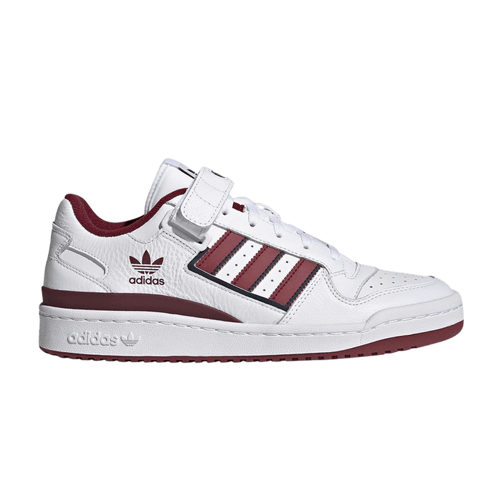 Forum Low 'White Collegiate Burgundy'
