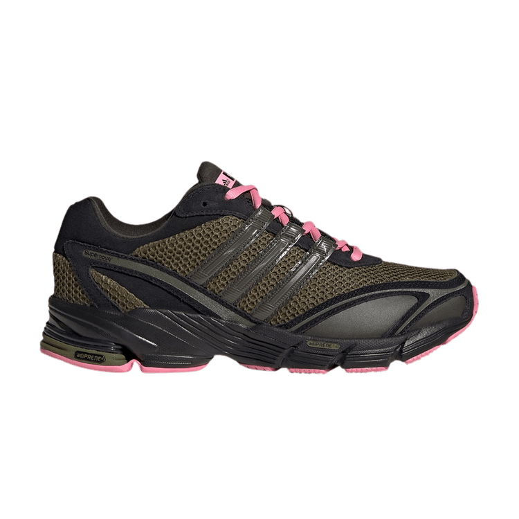 Wmns Supernova Cushion 7 'Black Olive Pink'