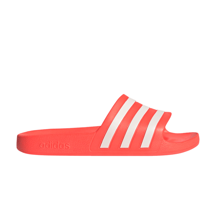 Adilette Aqua Slide 'Solar Red White'