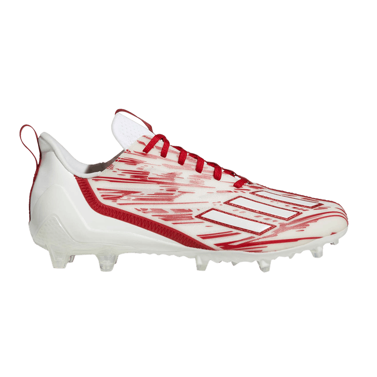 Adizero Cleats 'White Team Power Red'