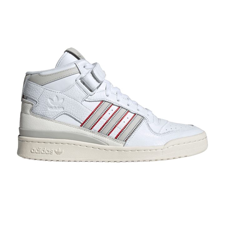 Forum Mid 'White Grey Red'