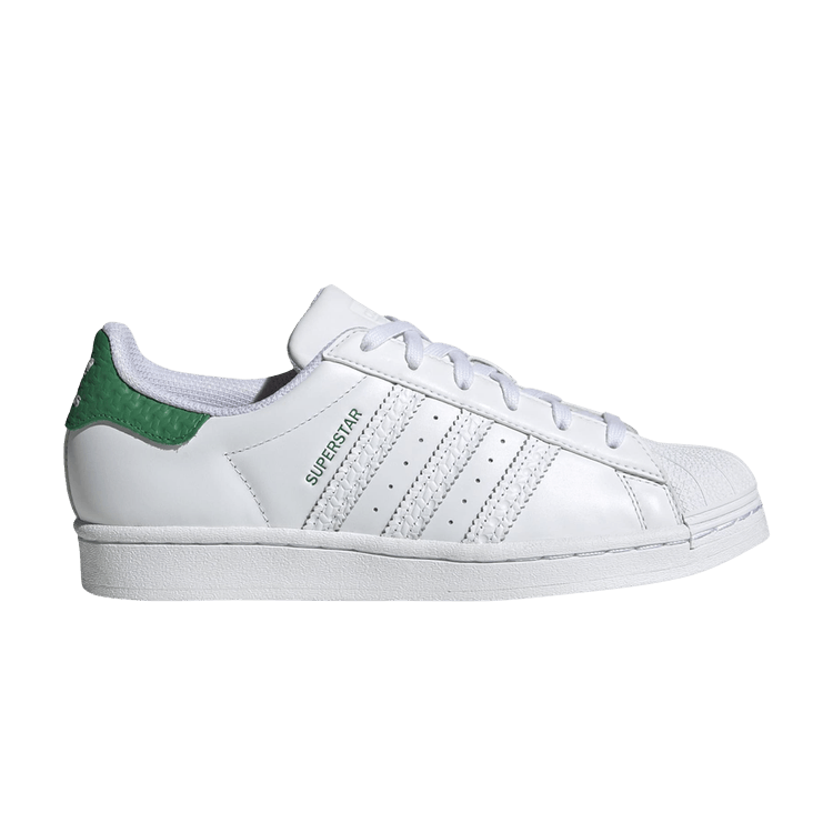 Wmns Superstar 'White Green Embossed'