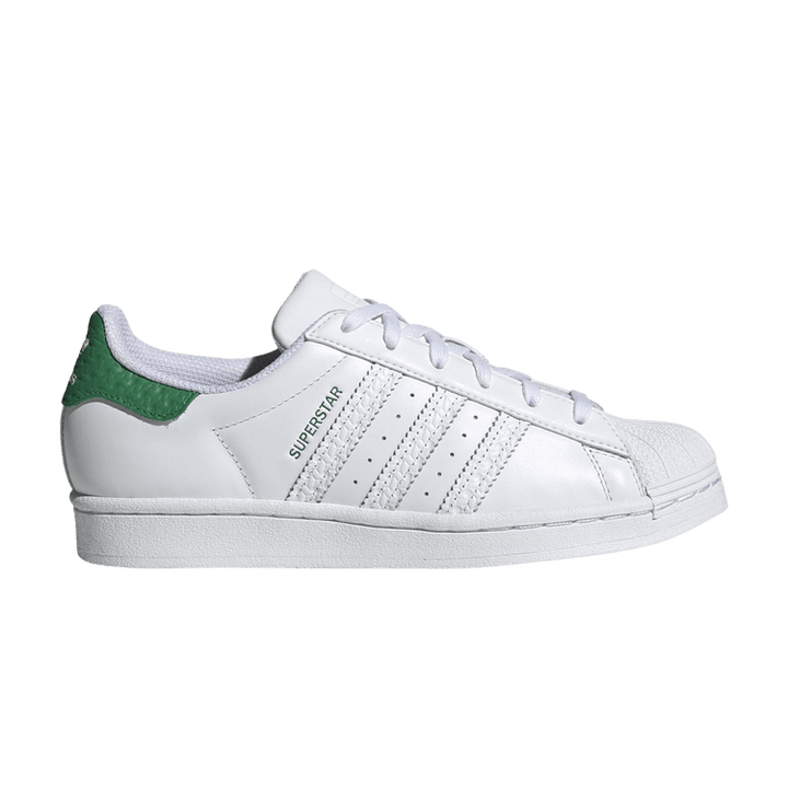 Wmns Superstar 'White Green Embossed'