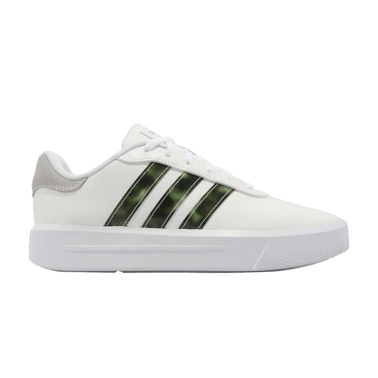 Wmns Court Platform 'White Linen Green'