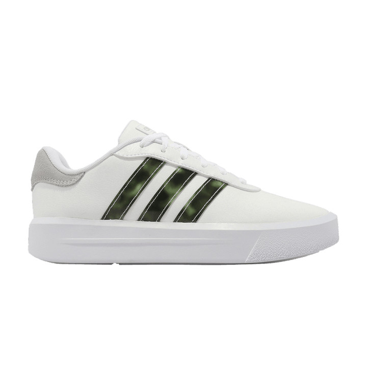 Wmns Court Platform 'White Linen Green'