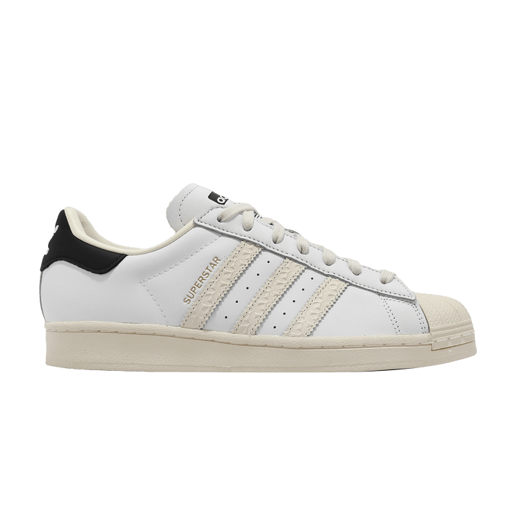 Superstar 'Debossed Stripes - Wonder White Black'