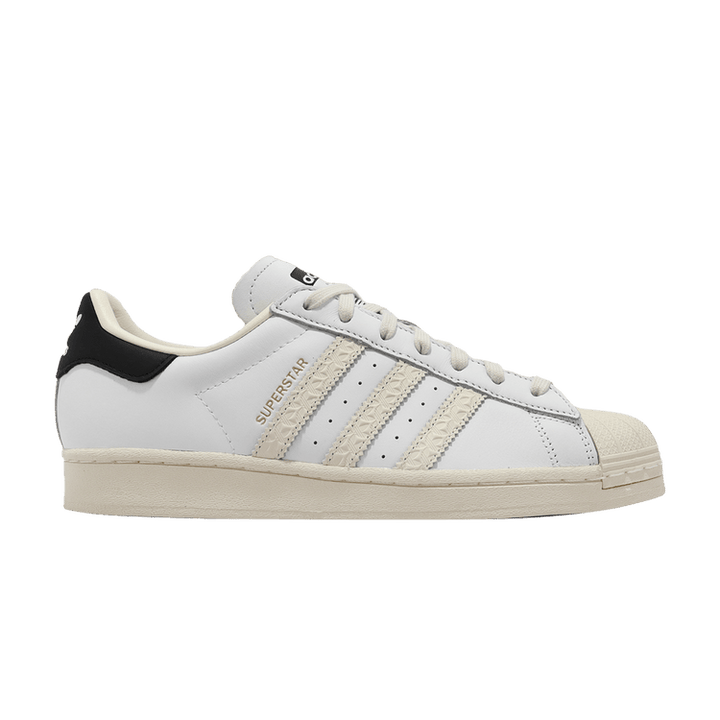 Superstar 'Debossed Stripes - Wonder White Black'