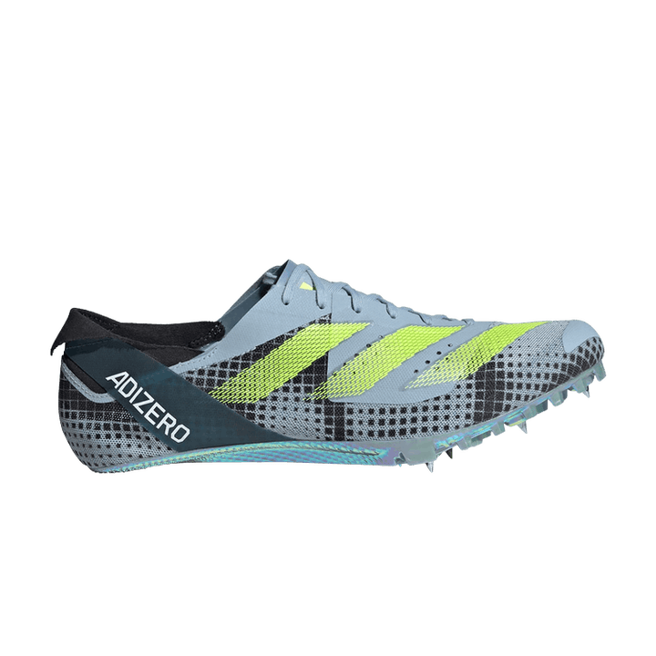 Adizero Finesse Spikes 'Wonder Blue Lucid Lemon'